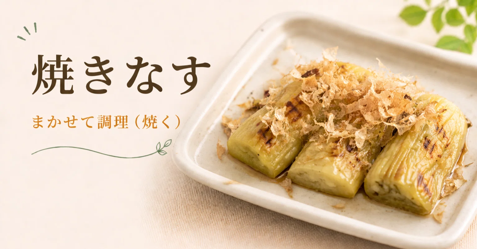 AX-RS1B Compatible] Grilled Eggplant | Healsio makes it easy