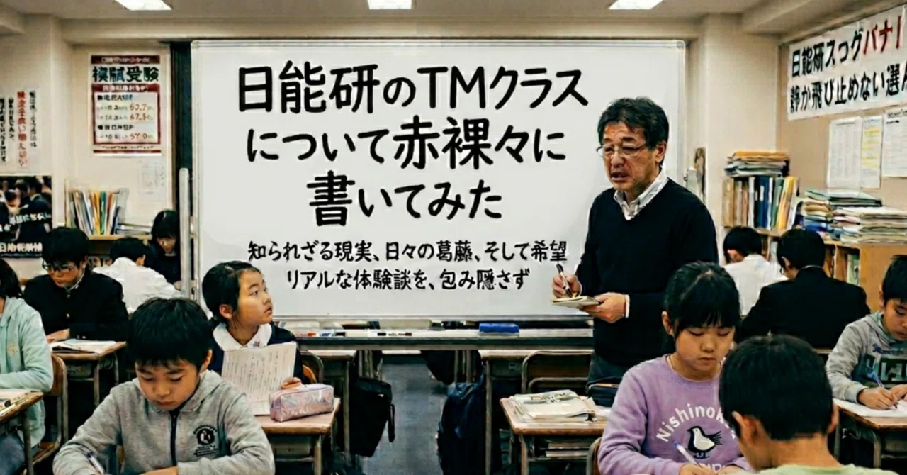 日能研　TMクラス　TMプリント 日能研TMクラスとはどういったものかを赤裸々に書いてみました（受験生