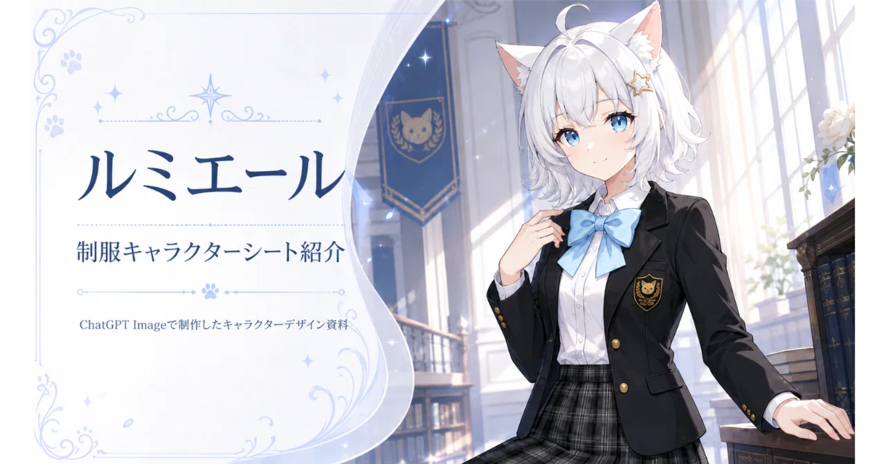黒猫ノアールのステラ☆シンフォニー』ルミエール制服キャラクター