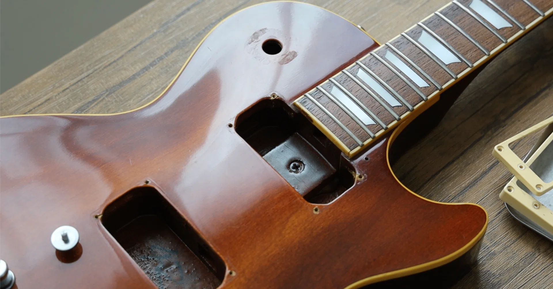 Aria Pro II LS-500のレストア1｜Croquetteギター機材研究