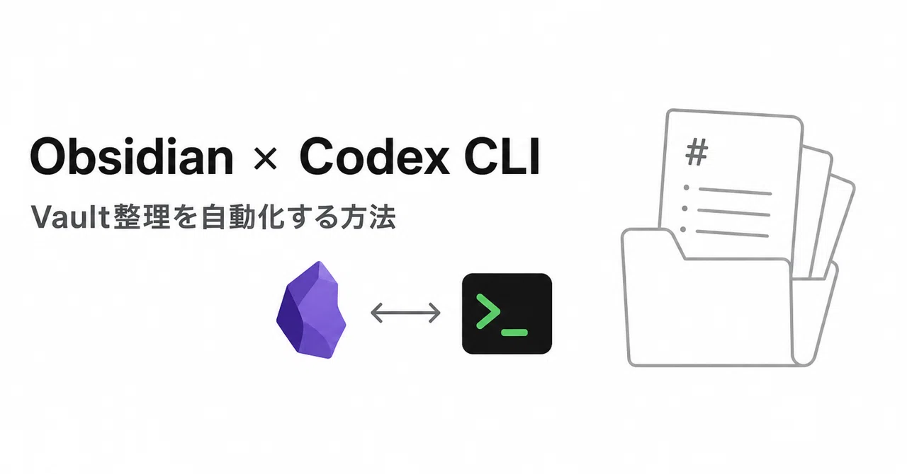 ObsidianをCodexに整理してもらう方法|Road to Lyon