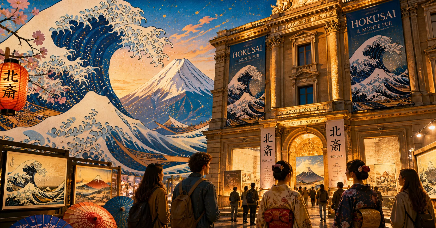 ポニョ北斎 📰 【initaly.it】北斎がローマへ運ぶ富士 —200点超の展覧会｜DailyNews