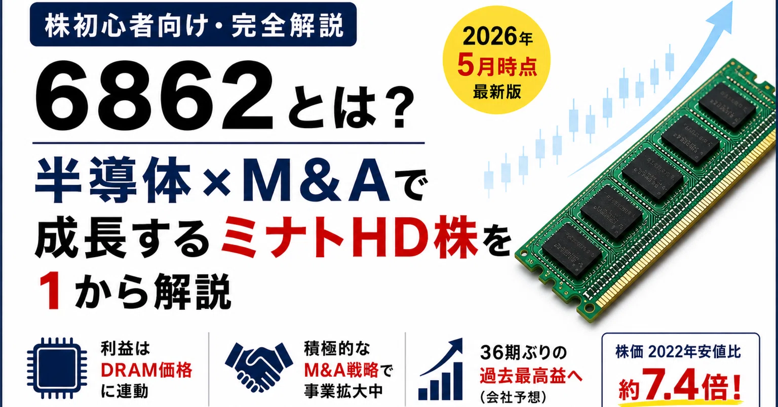 なぜ株価7倍？】ミナトHD（6862）の正体｜半導体市況で急騰する理由を