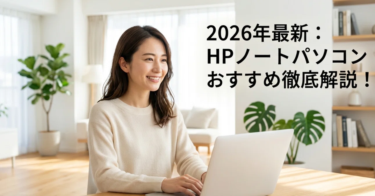 2026年最新：HPノートパソコンおすすめ徹底解説！初心者・学生