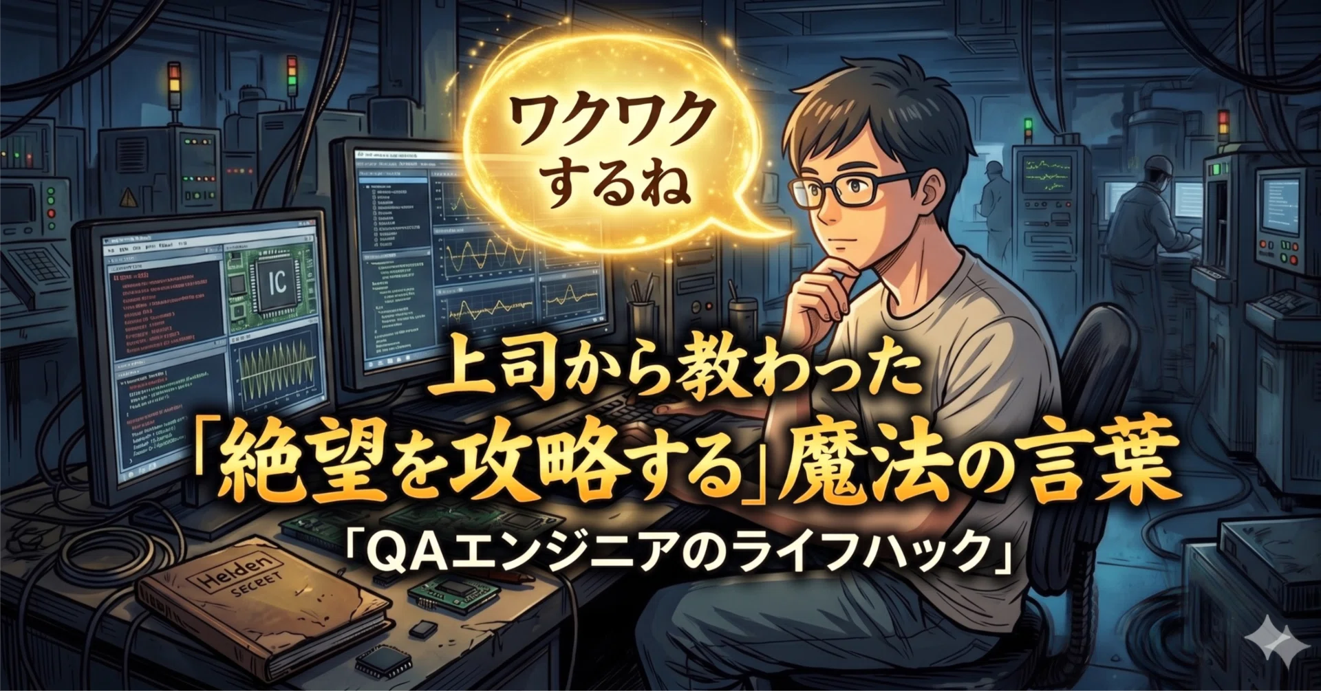 メンタルが折れそうな時ほど「ワクワクする」と言ってみる。上司から