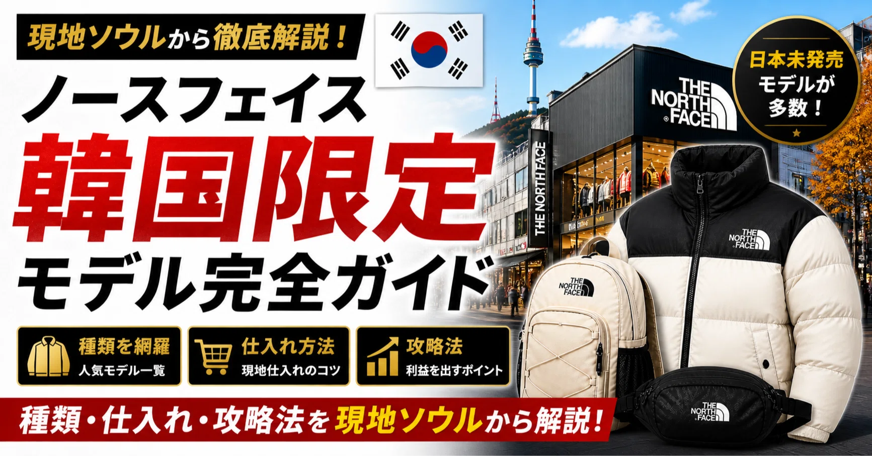 ノースフェイス韓国限定モデル完全ガイド｜種類・仕入れ・攻略法を現地