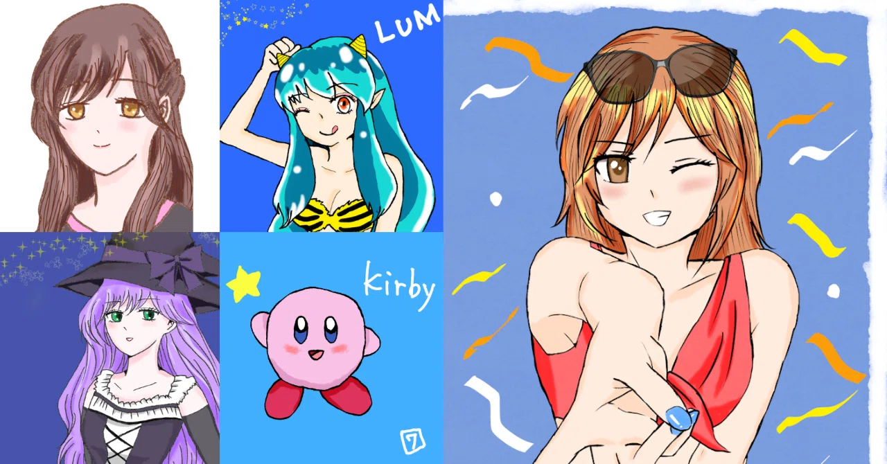 クリスタでデジタルイラスト練習・その後｜ななほしサミット