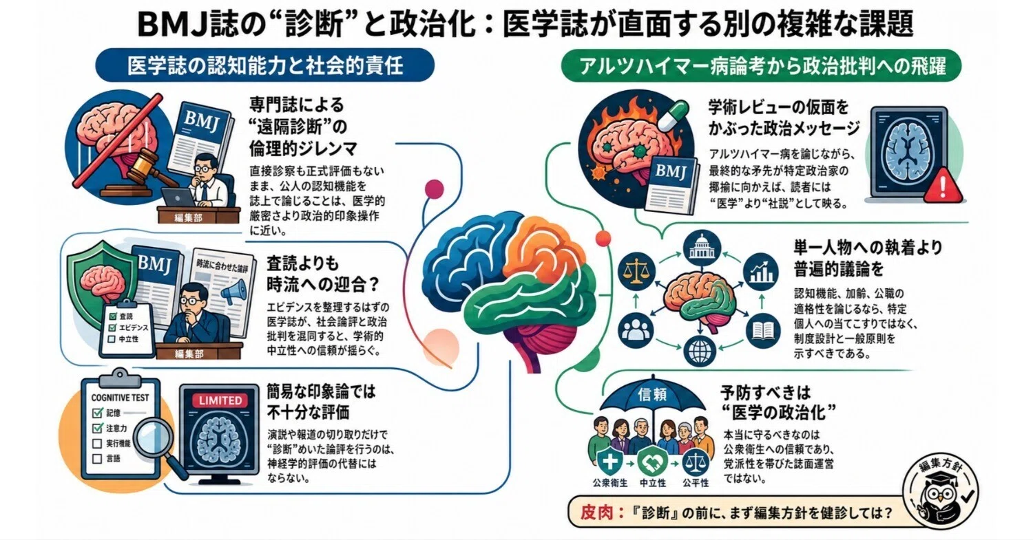 政治的意見を医学解説風にするBMJ誌・・・良いのか？｜Makisey