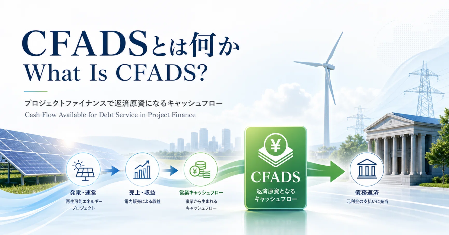 CFADSとは何か：プロジェクトファイナンスで返済原資になるキャッシュ