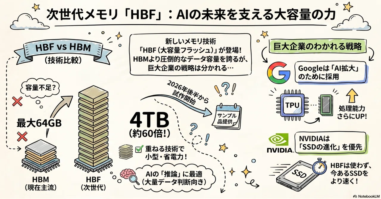 次世代メモリHBFが変えるAIの未来｜tyo