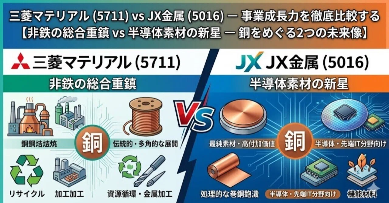 4654 専用　銅製　組み合わせ違い　3点まとめて　総重量6.45kg 送料無料 三菱マテリアル（5711）vs JX金属（5016）— 事業成長力を徹底比較する