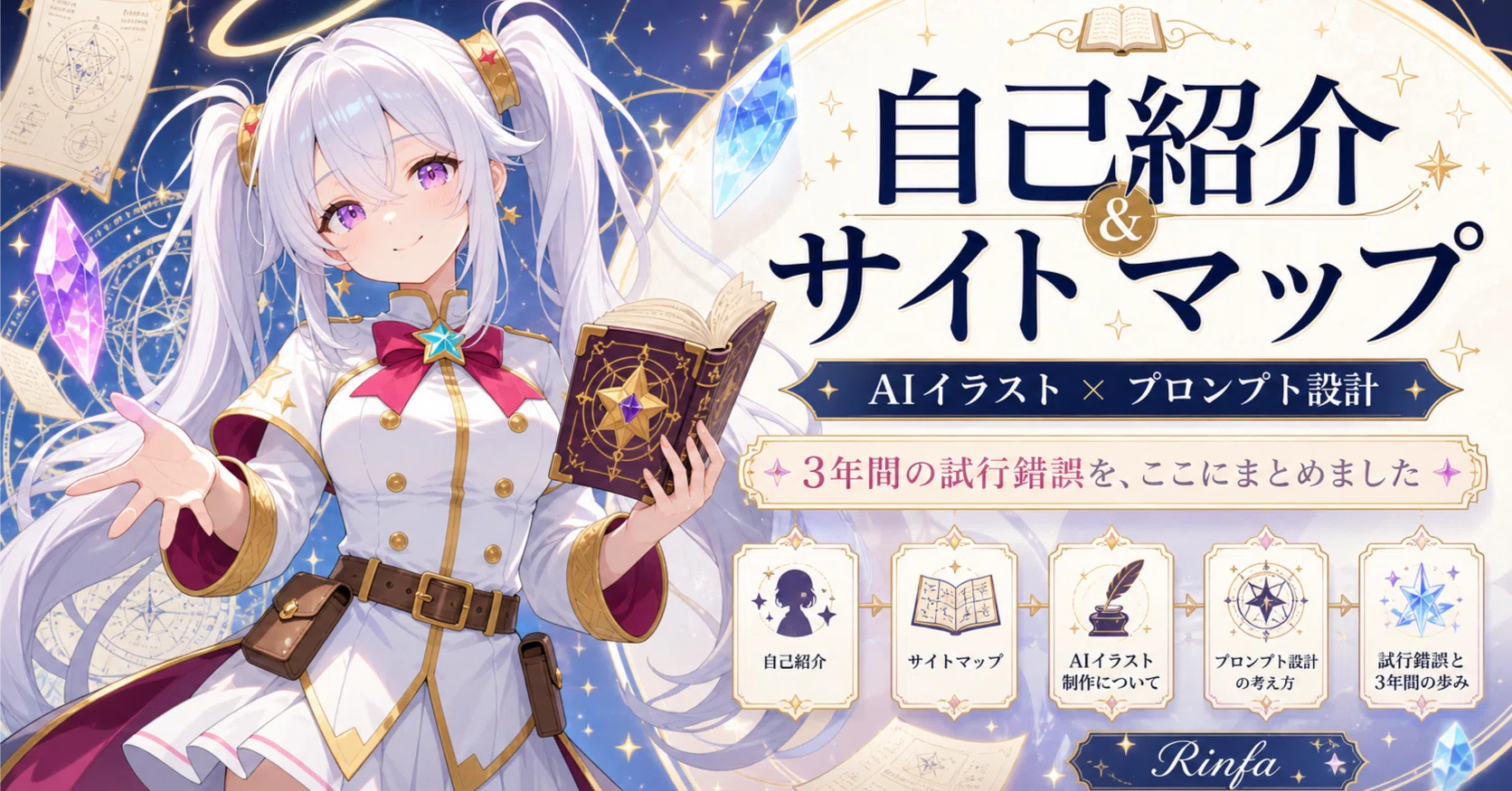 ロンロン＊プロフィール必読ページ 自己紹介＆サイトマップ】プロンプトを打っても思い通りにならなかった