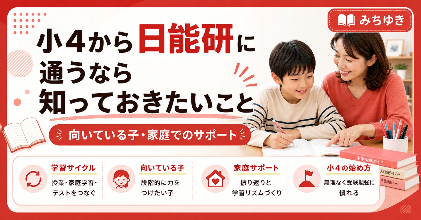 小4から日能研に通う家庭が知っておきたいこと。向いている子・家庭で