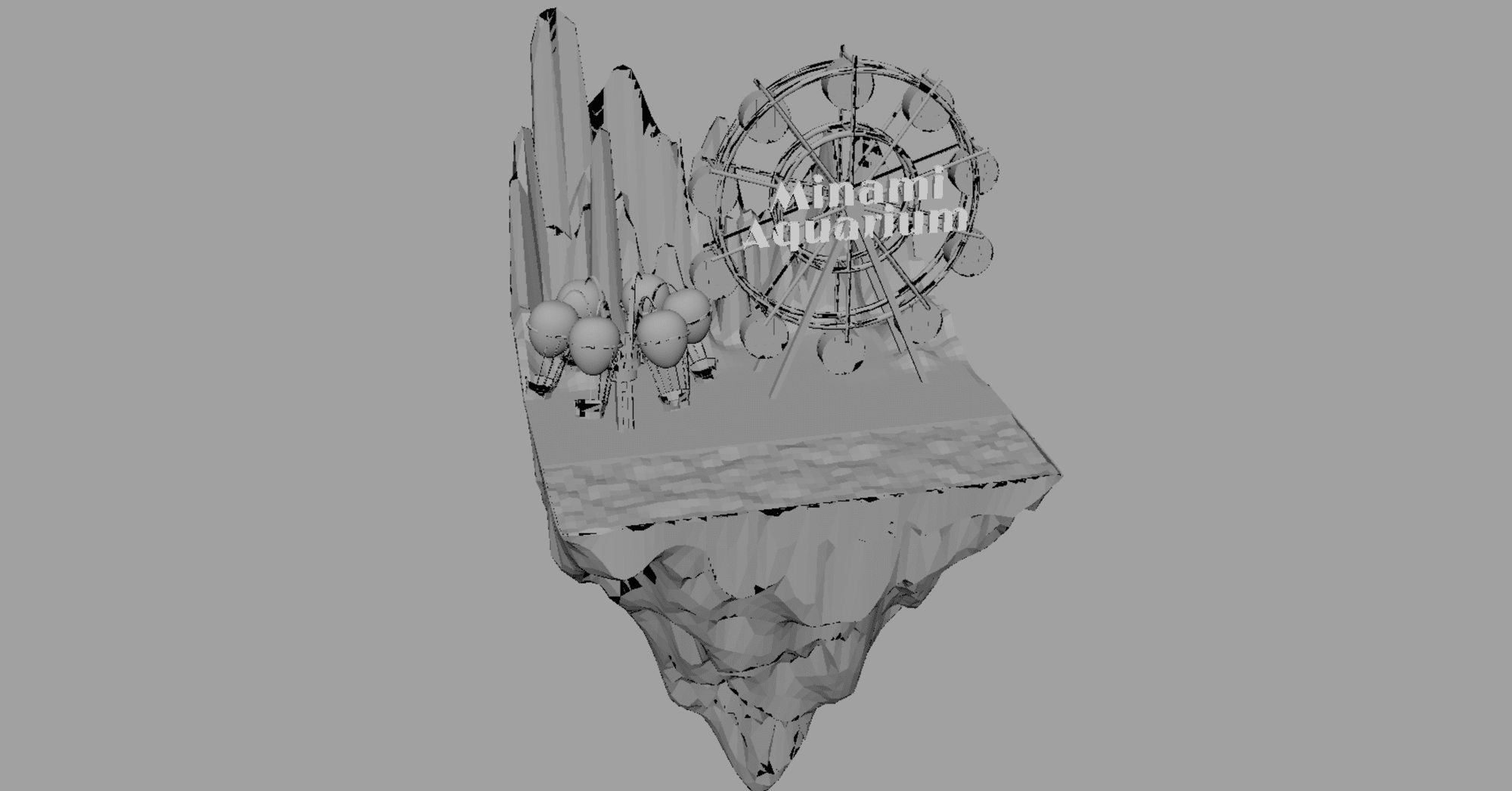 Step1 Maya背景のモデリング 13 山 川の作成 背景のオブジェクト完成 スカルプトツール 読み込み Tara Panda Note Step1 Maya背景のモデリング 13 山 川の作成 背景のオブジェクト完成 スカルプトツール 読み込み Tara Panda Note
