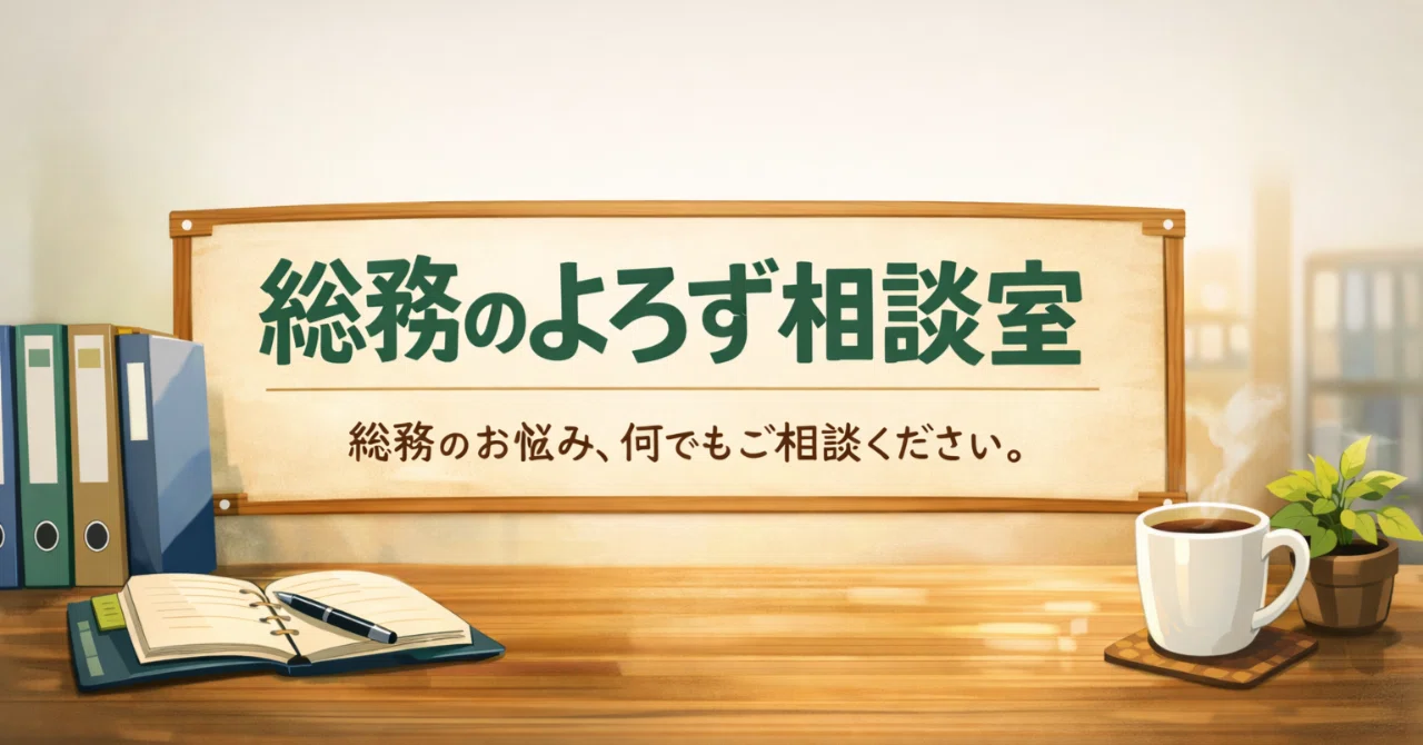 総務の1日の仕事|現場でのリアルな流れを解説|総務のよろず相談室