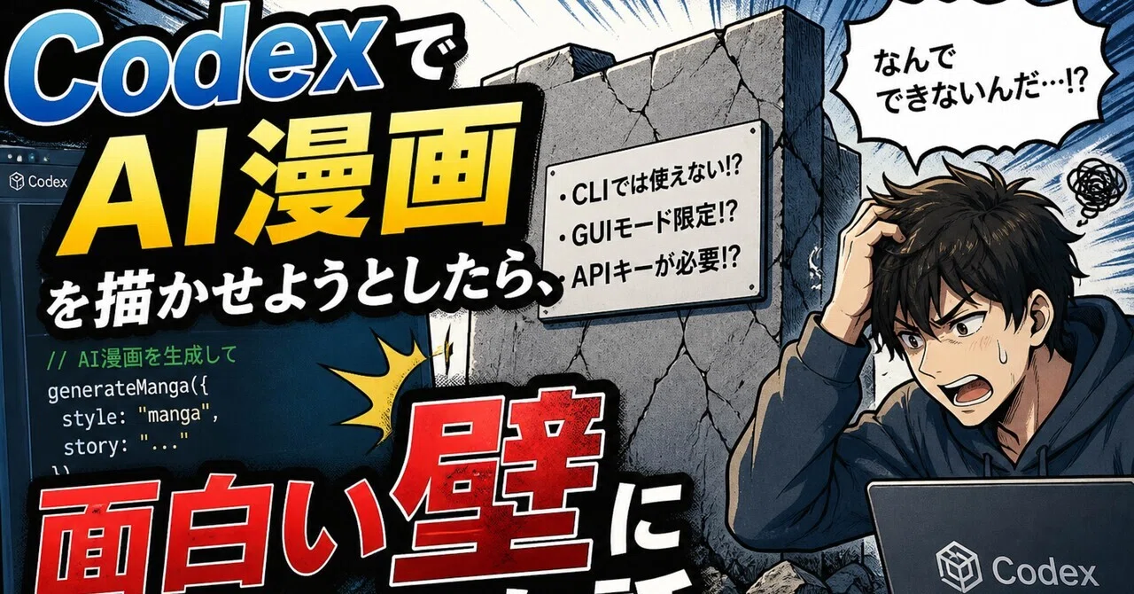 CodexでAI漫画を描かせようとしたら、面白い壁にぶつかった話｜EMILIA_Lab