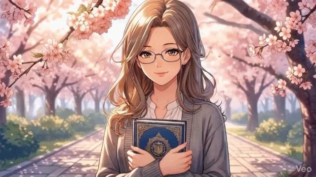 桜の並木の下で Created by Yoiho Suzumori