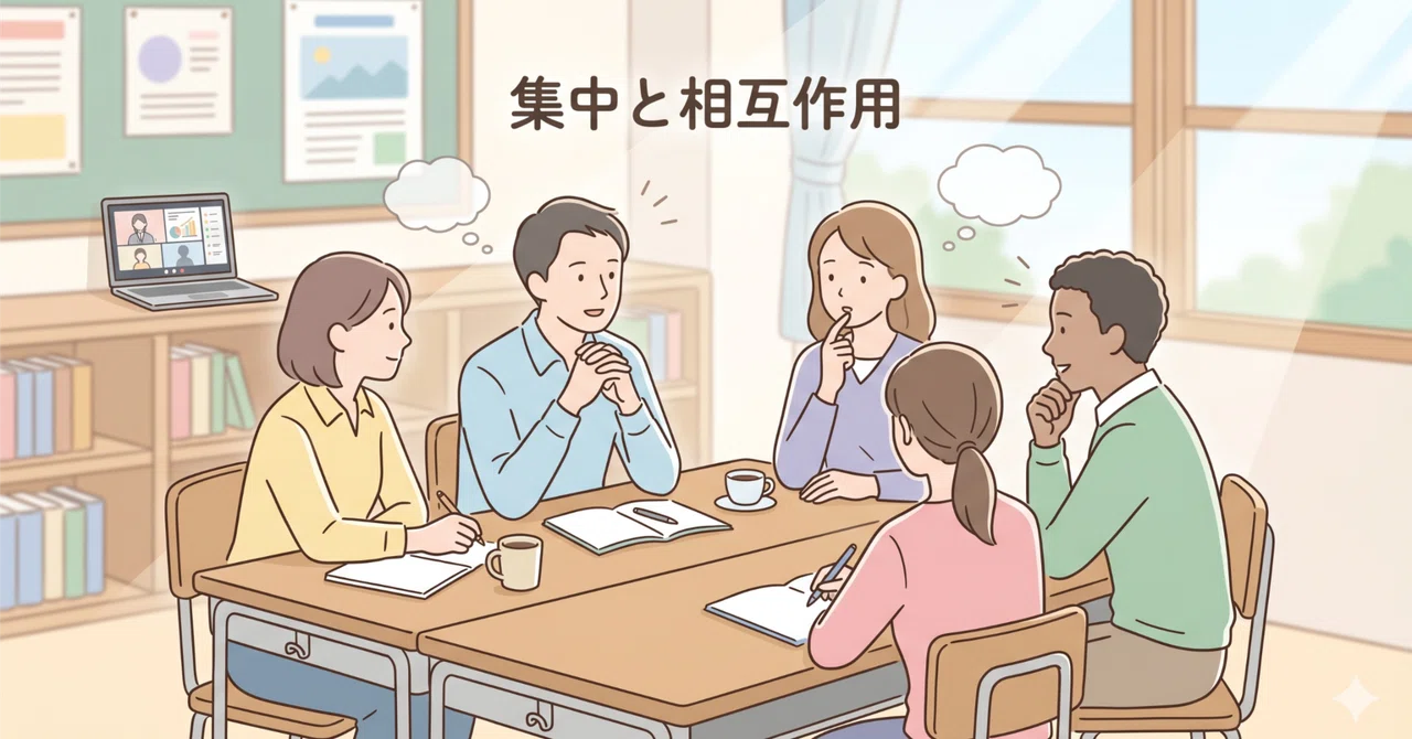対面で学ぶ意味はどこにあるのか|mhamadajp