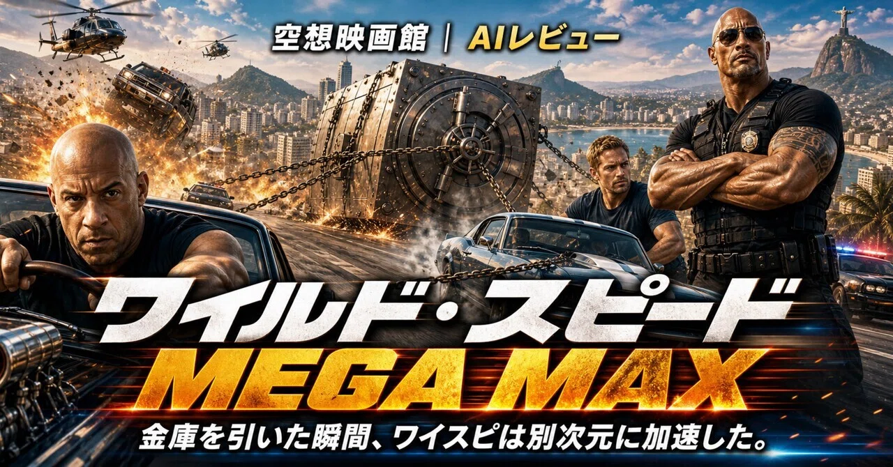 空想映画館｜AIレビュー #28『ワイルド・スピード MEGA MAX』金庫を