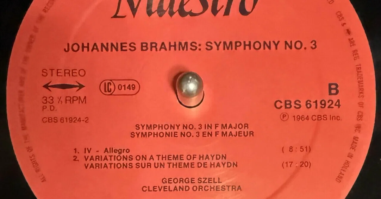Listening Log｜日々の音の手帖｜BRAHMS Symphonie no.3 Haydn