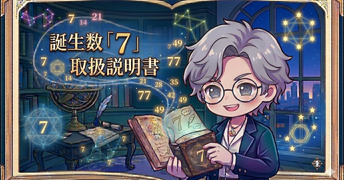Life Path Number '7' User Manual｜ RAY ｜ 心をひらく数字の魔法