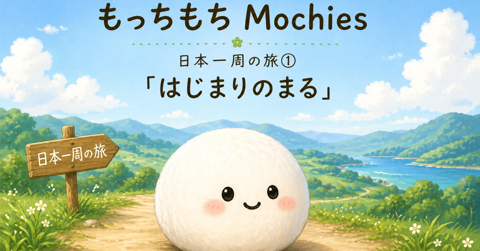 もっちもちMochies.日本一周の旅①「始まりのまる」｜hideking3298