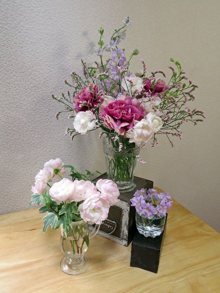 花の手順書 口の広い花瓶にお花を入れる 花と日々 Yas Note