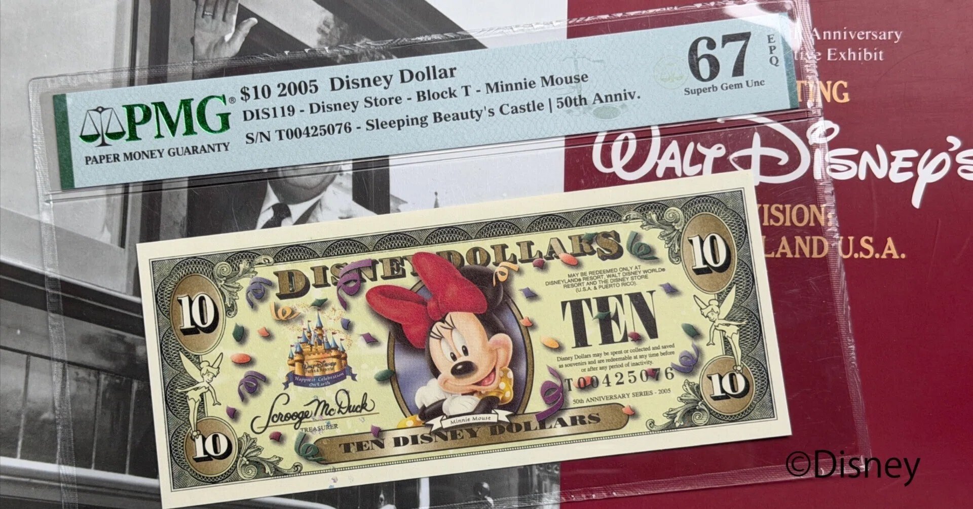ディズニーダラー FILE #03｜Disneyland50周年記念デザイン 2005年10