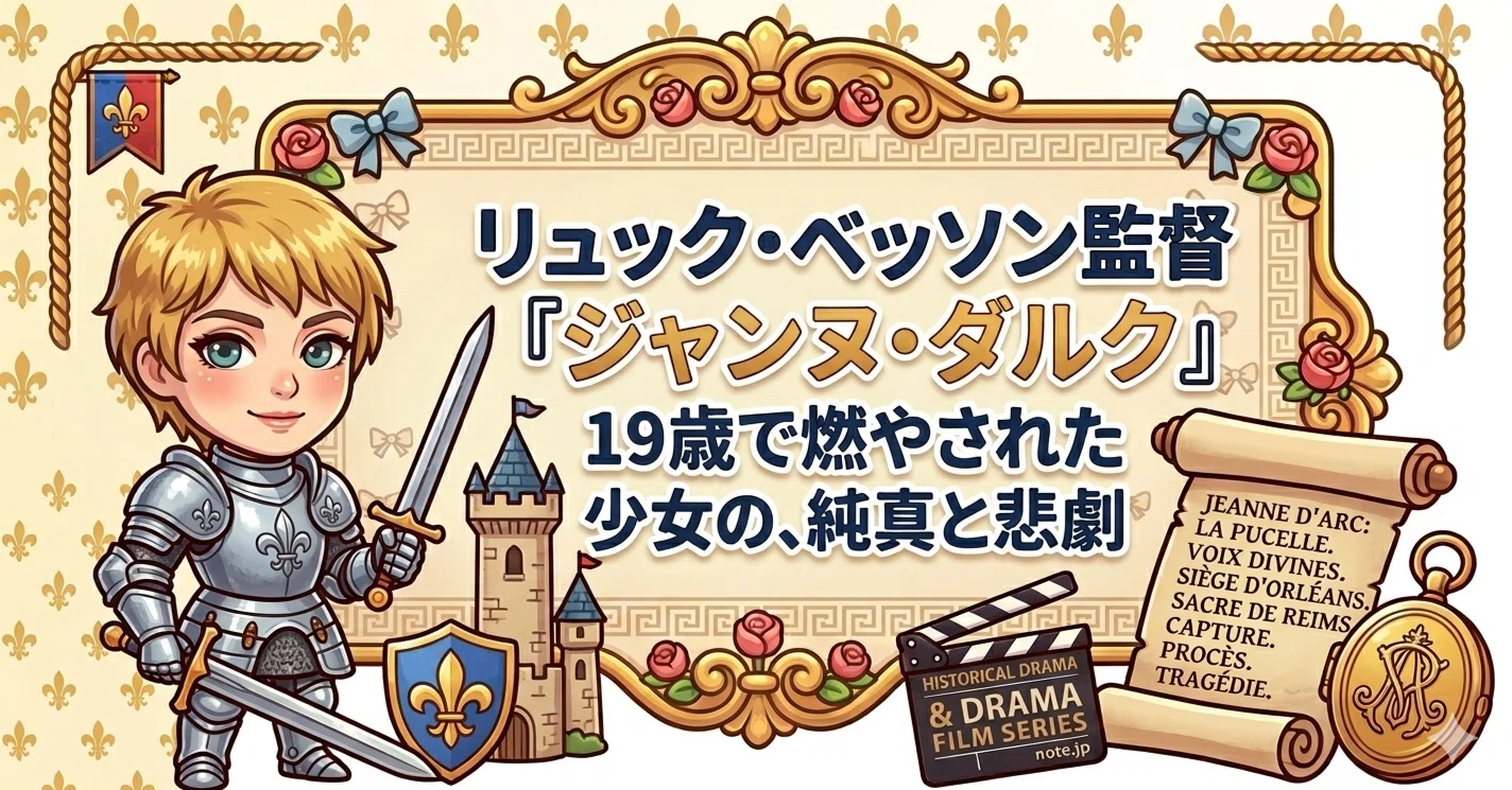 リュック・ベッソン監督『ジャンヌ・ダルク』—19歳で燃やされた少女の
