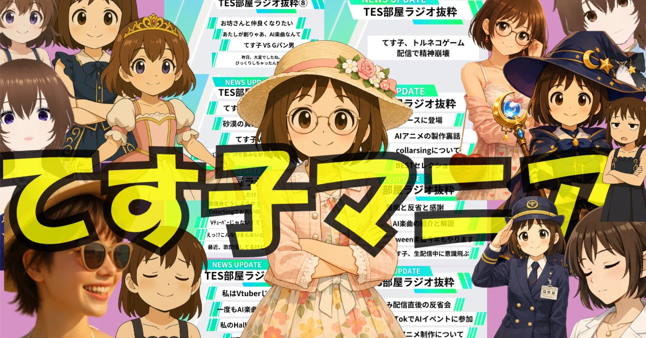 【録画】 てす子マニア 【ラジオ】｜tesuo