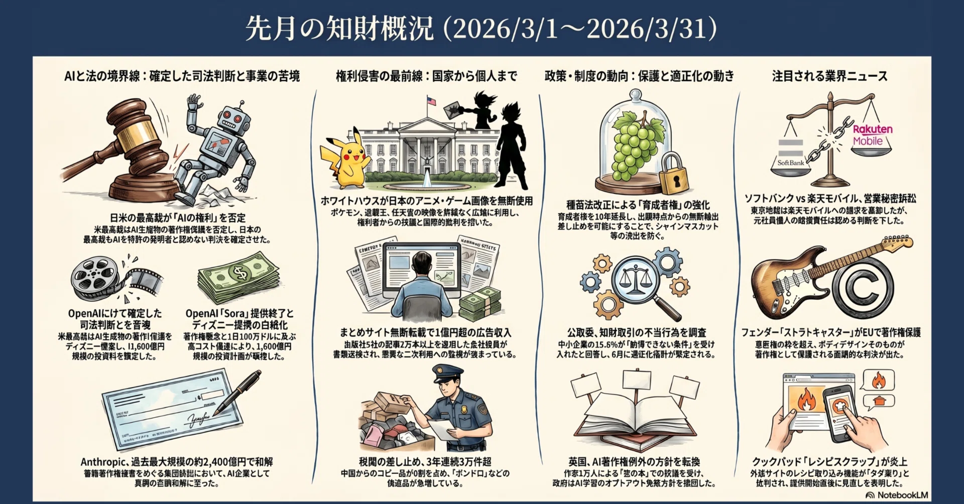 パテサロマンスリー【先月の知財ニュース】 2026年4月1日号｜パテント