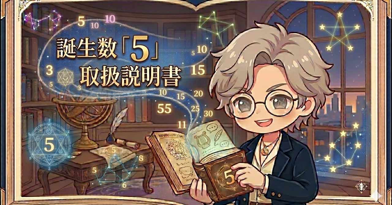 Life Path Number 5 User Manual｜ RAY ｜ 心をひらく数字の魔法