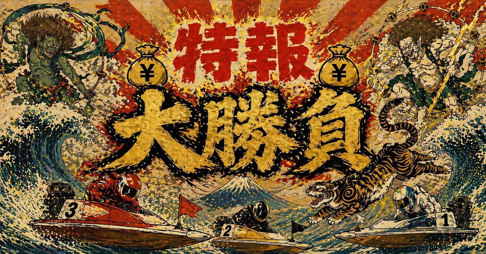 🐯浜名湖9レース🌈〆切15時34分🐯4点🉐勝負レース‼️競艇予想虎艇