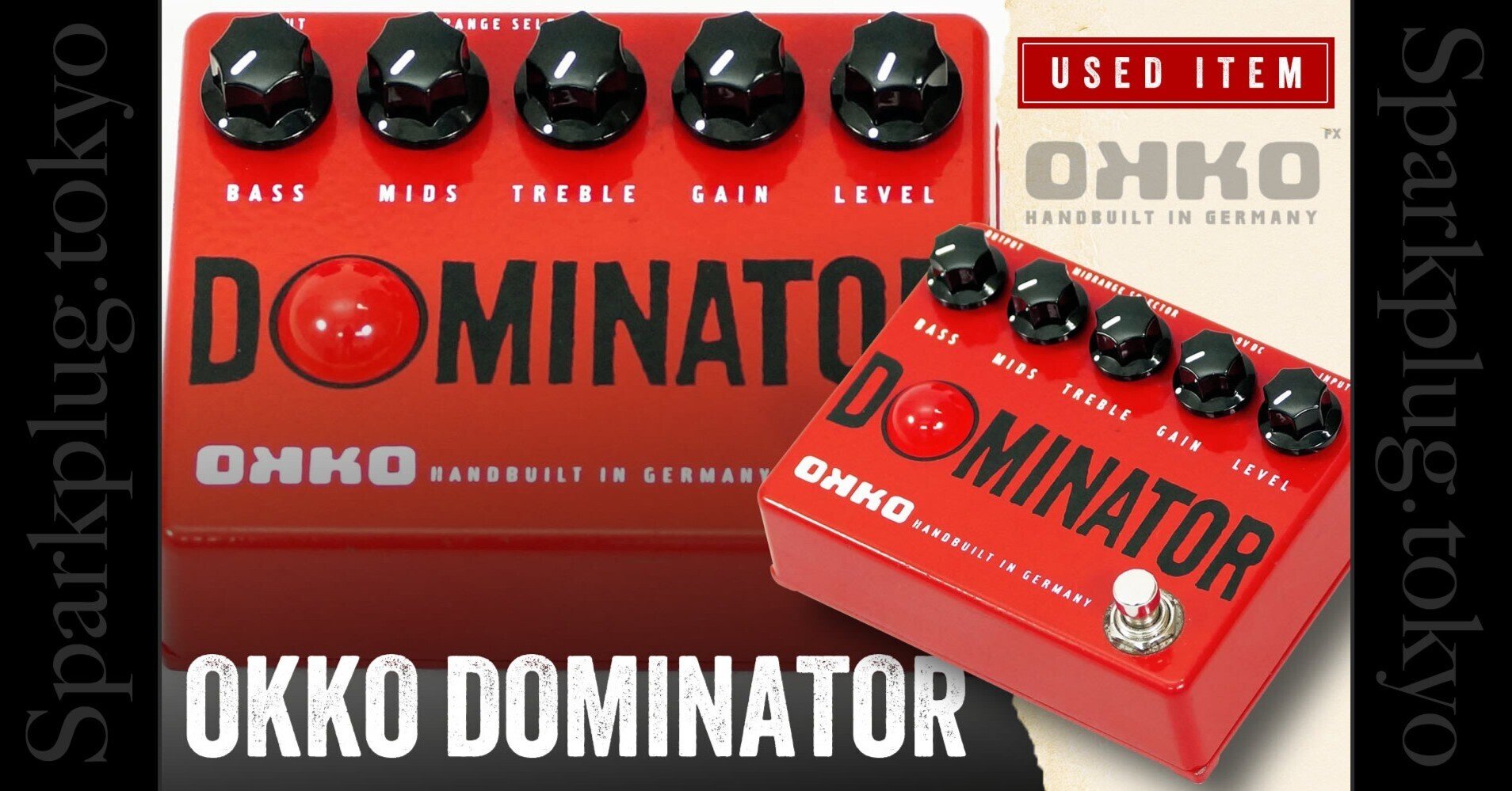 ギター OKKO DOMINATOR Pedal Okko Dominator Mk Ii Bogner Jhs Strymon Friedman Be Od