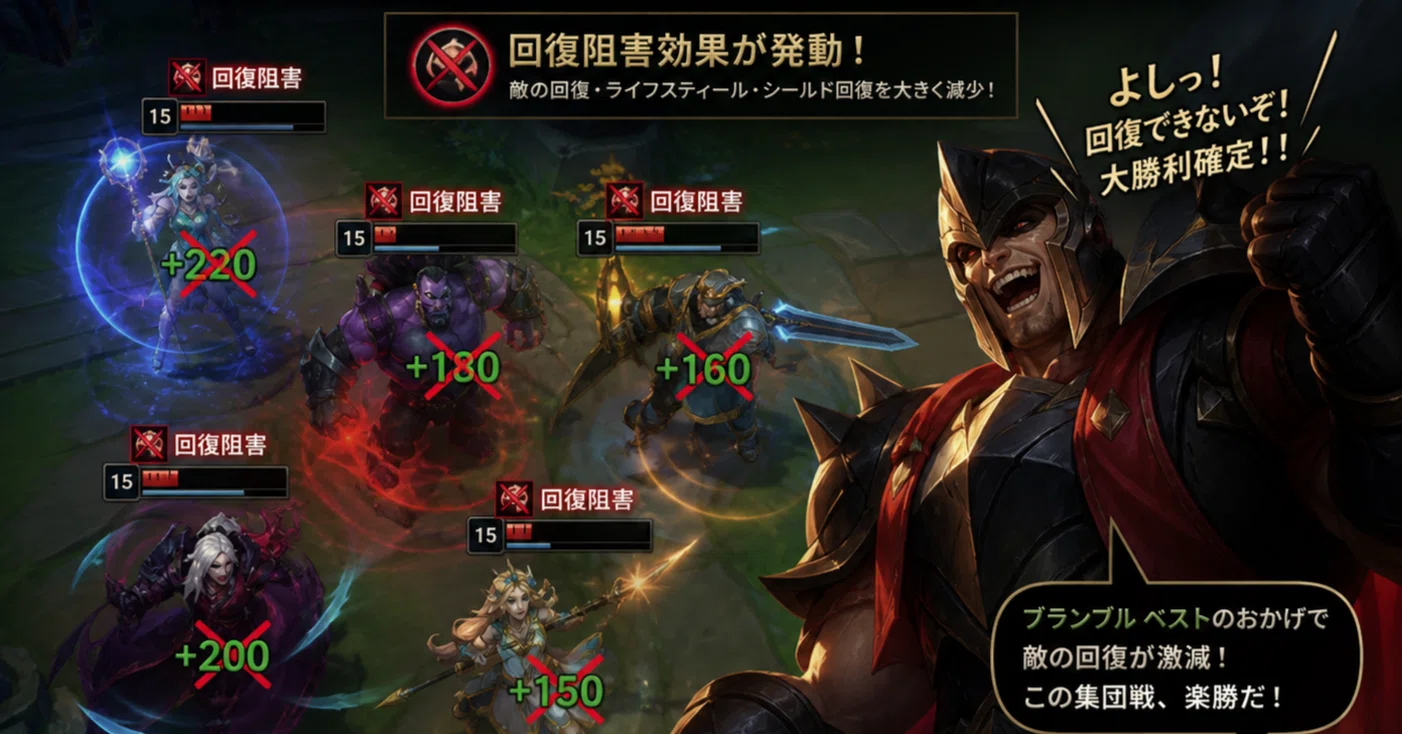 回復 阻害 lol