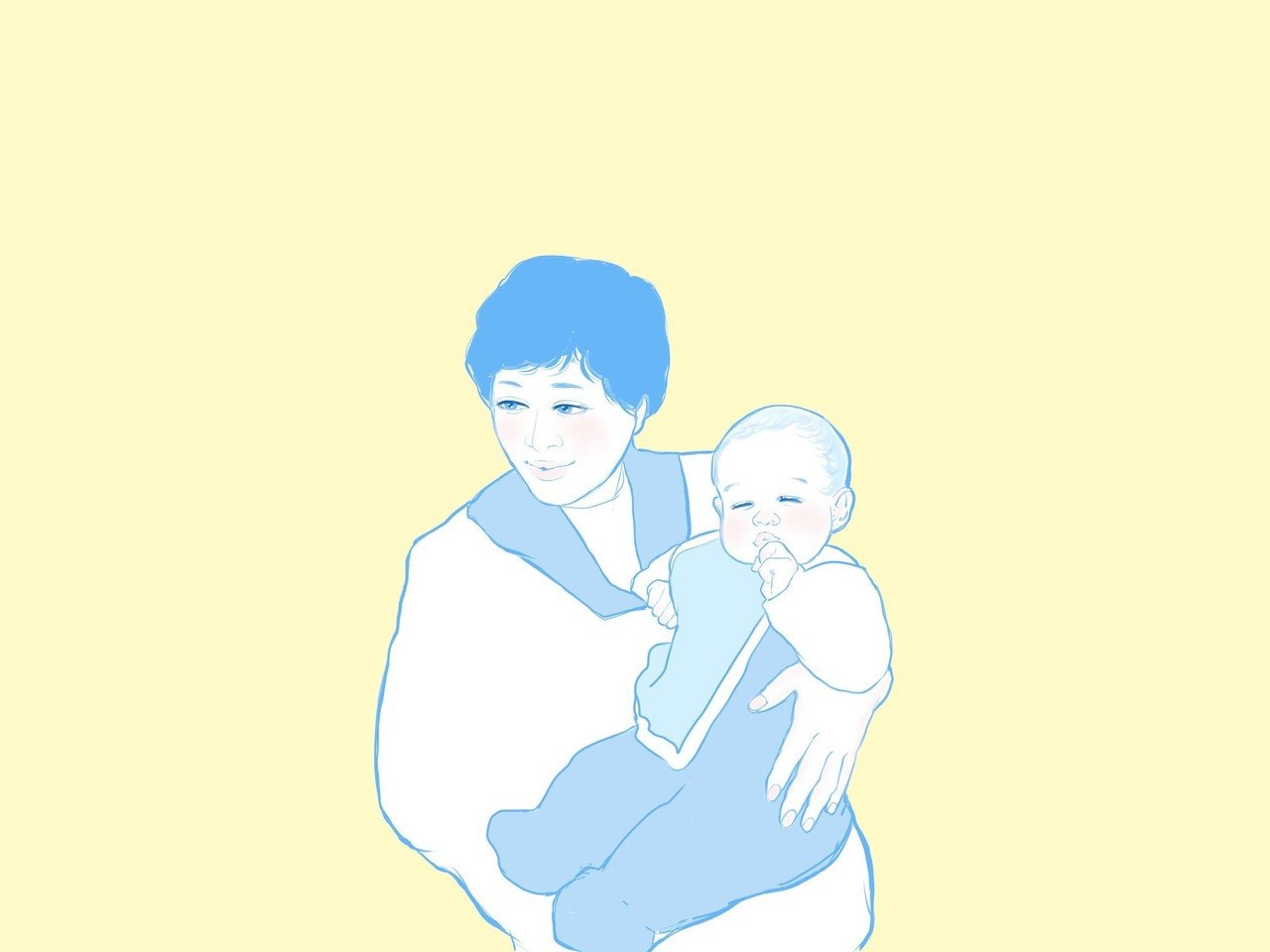 おばあちゃんと赤ちゃん2