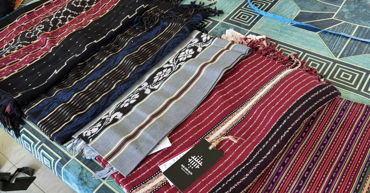 東ティモール製タイス（アジア織物） 東ティモール】伝統織物タイスでお揃いお洋服👕タイス探し編