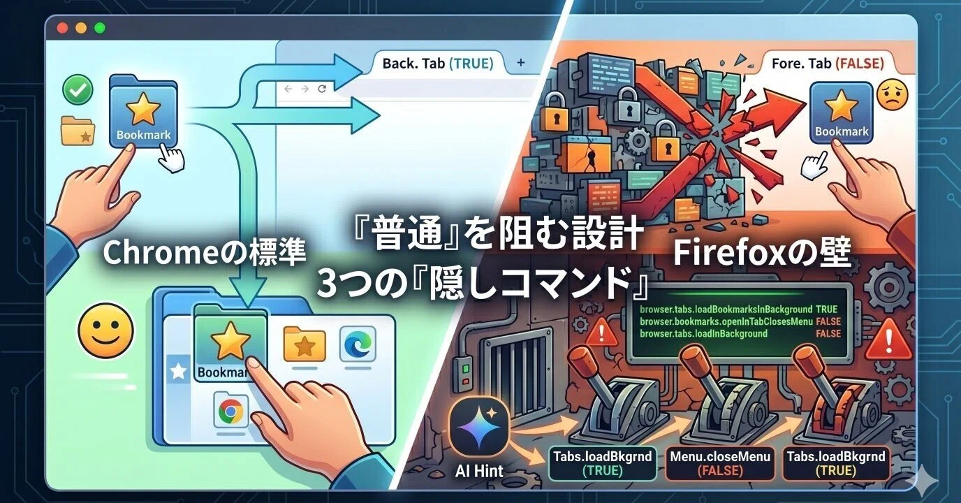 第2回：設定を変えるのに『隠しコマンド』が3つ必要？ Firefoxの不親切