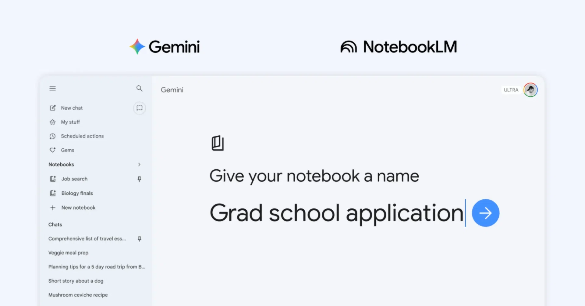 Geminiに「ノートブック（Notebooks）」機能が登場。プロジェクト単位