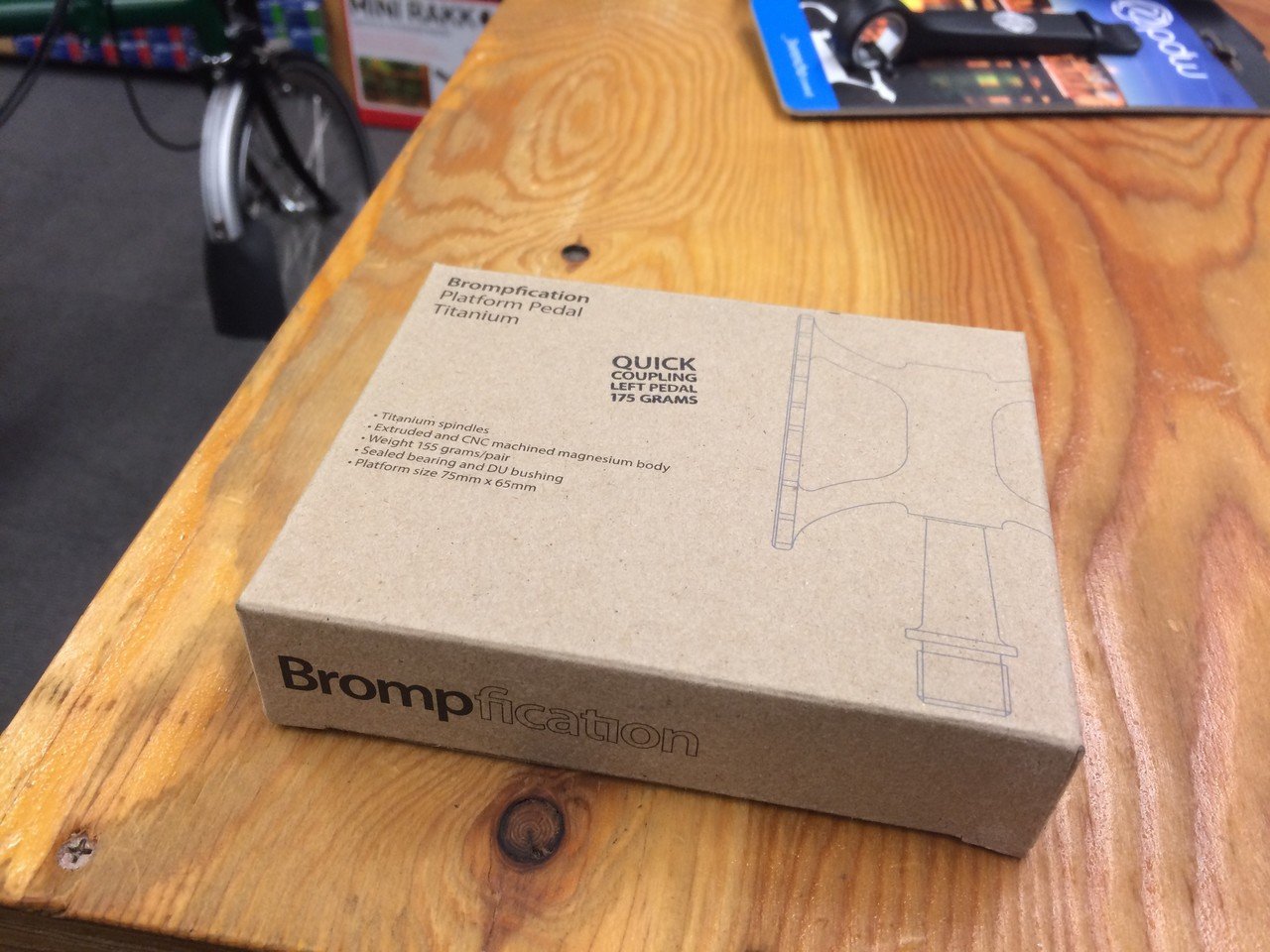 ブロンプトンアクセサリーその5 Brompfication超軽量