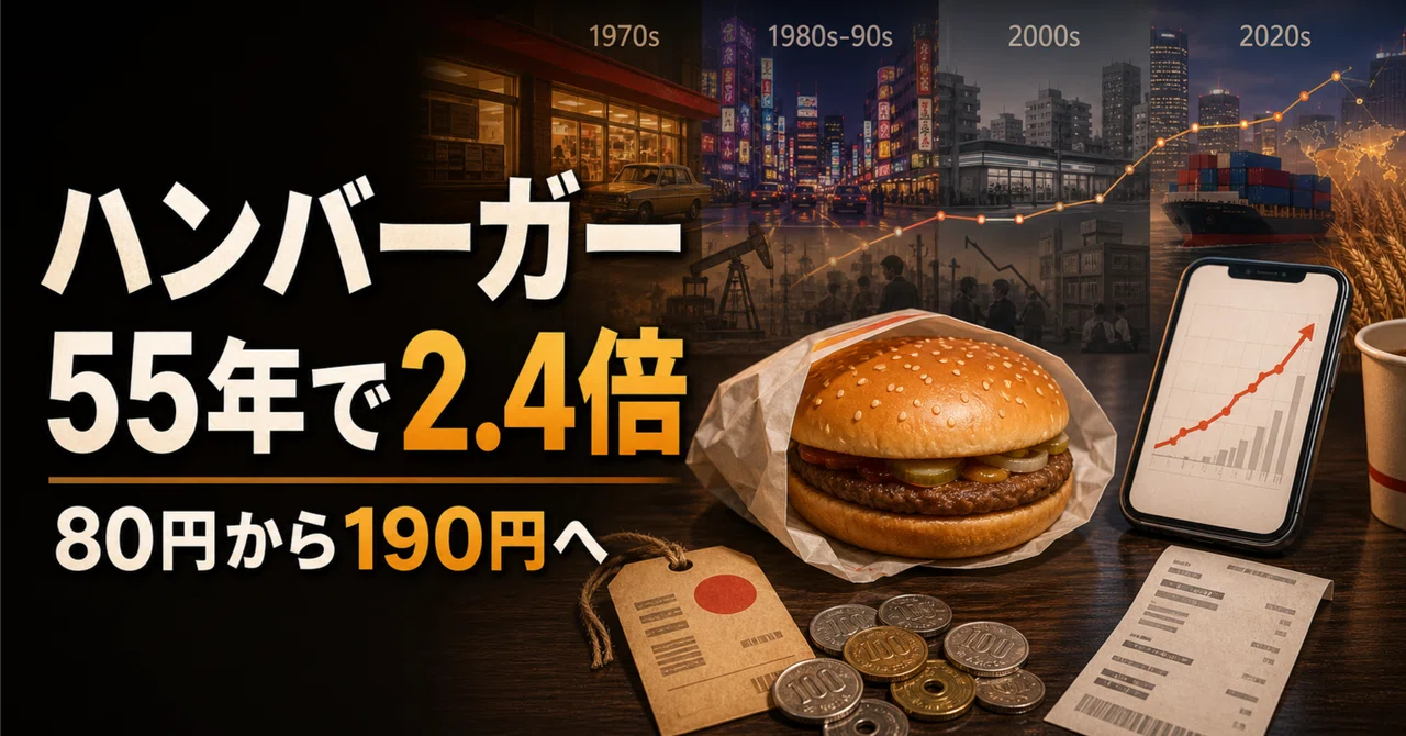 McDonald's Hamburgers: A 2.4x Increase in 55 Years—The Price Evolution ...