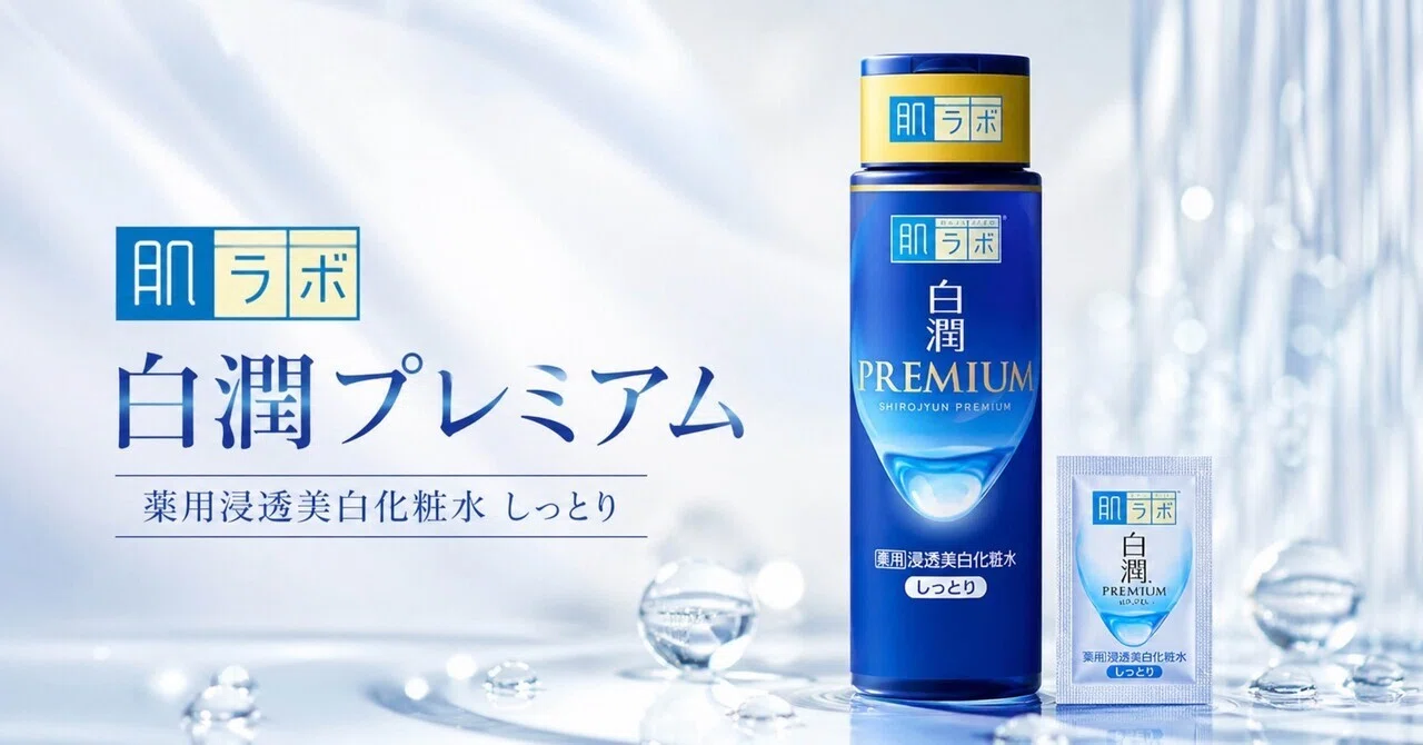 肌ラボ 白潤プレミアム薬用浸透美白化粧水 しっとり｜kansaman