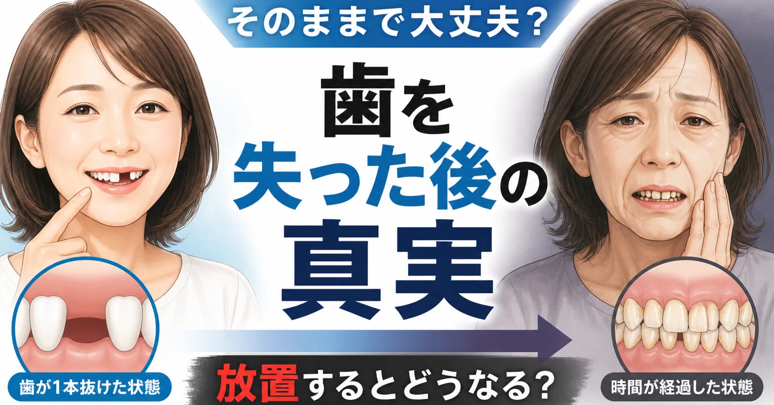 人口芝で何回かした使っていなかったので歯はほとんど削れていません。 第2回「“1本くらい大丈夫”が一番危険です」歯を放置すると起きること