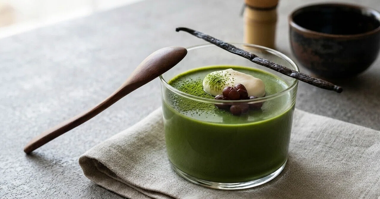 デンプンのゲル化特性】和の抹茶を、フレンチの気品ある食感へ。モチッ