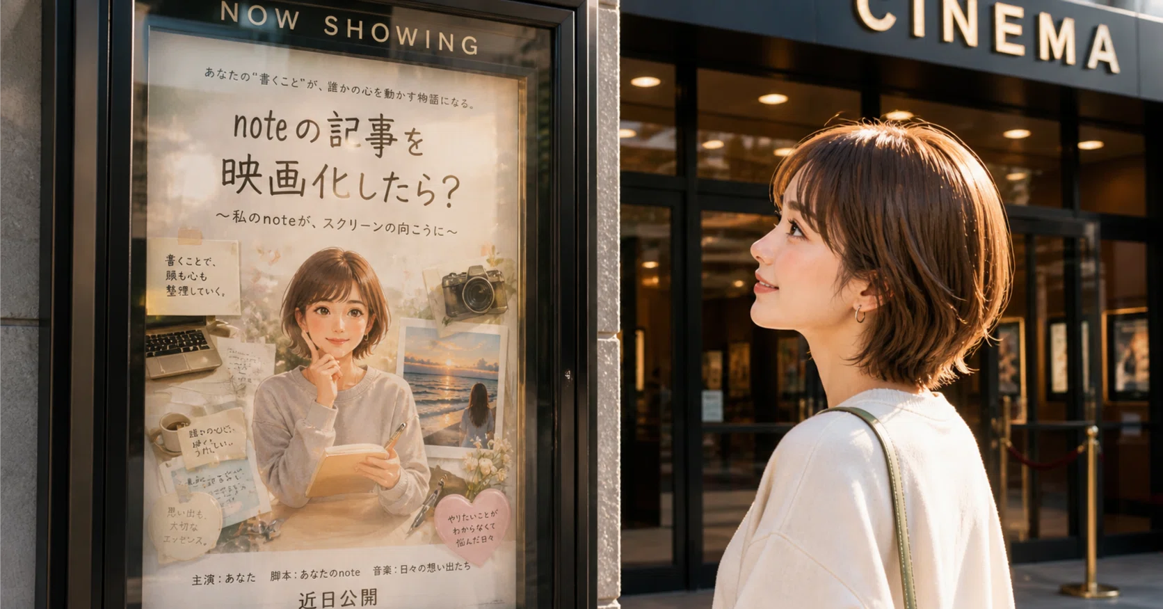実はこの記事、10日前に書いてました笑♡企画参加！私のnoteが映画化に