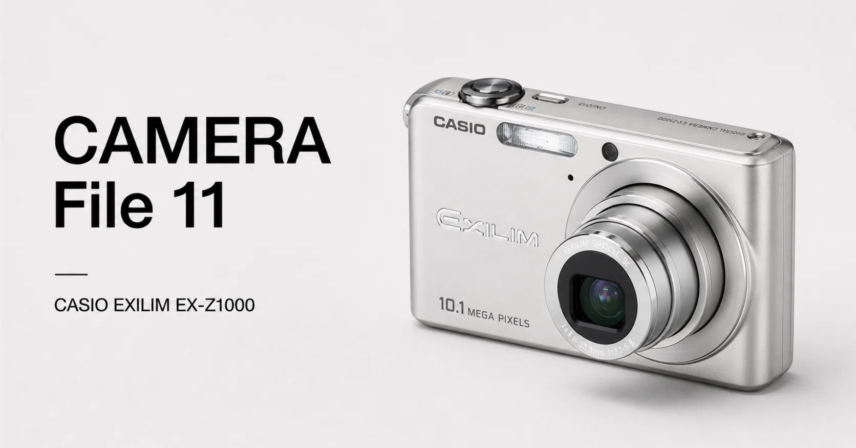 CAMERA File 11:CASIO EXILIM EX-Z1000――T3の役割を引き継いだ、1000万