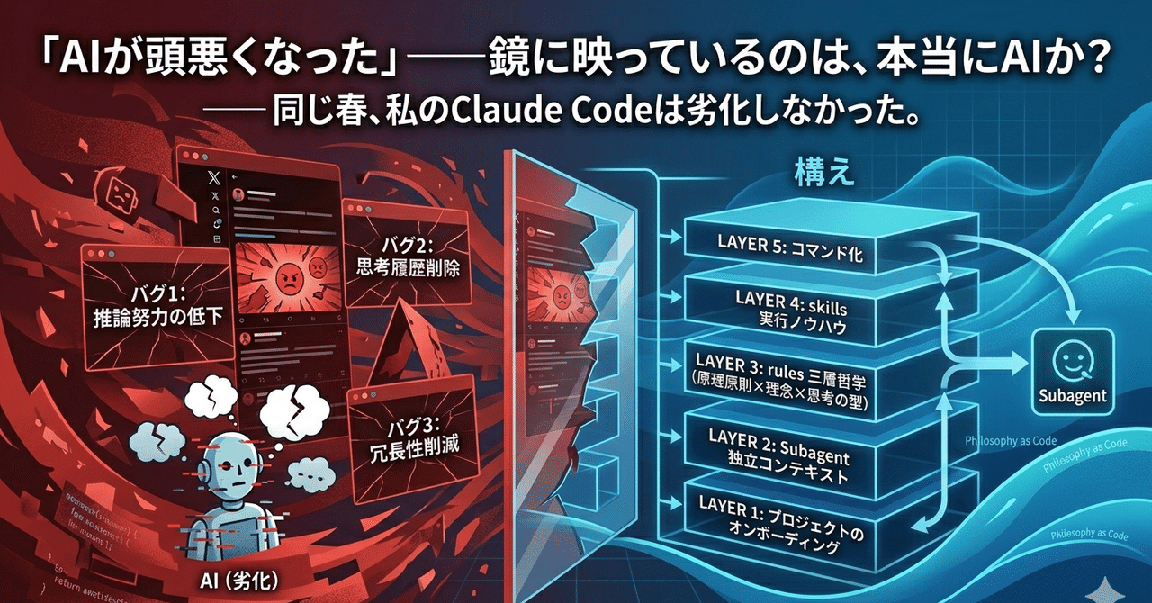 「AIが頭悪くなった」――鏡に映っているのは、本当にAIか?