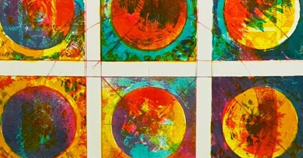 リトグラフ：「MANDALA-1」｜オサムエバタ