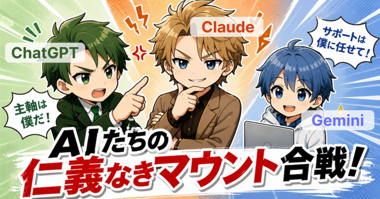 優しく寄り添う☘ 持ちを聴くPC☘ChatGPT＆Office搭載安心セット 実録】ChatGPT・Claude・Geminiに同じ相談をしたら、AI同士のマウント