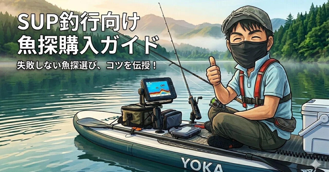 SUP釣行向け魚探購入ガイド｜さかしん